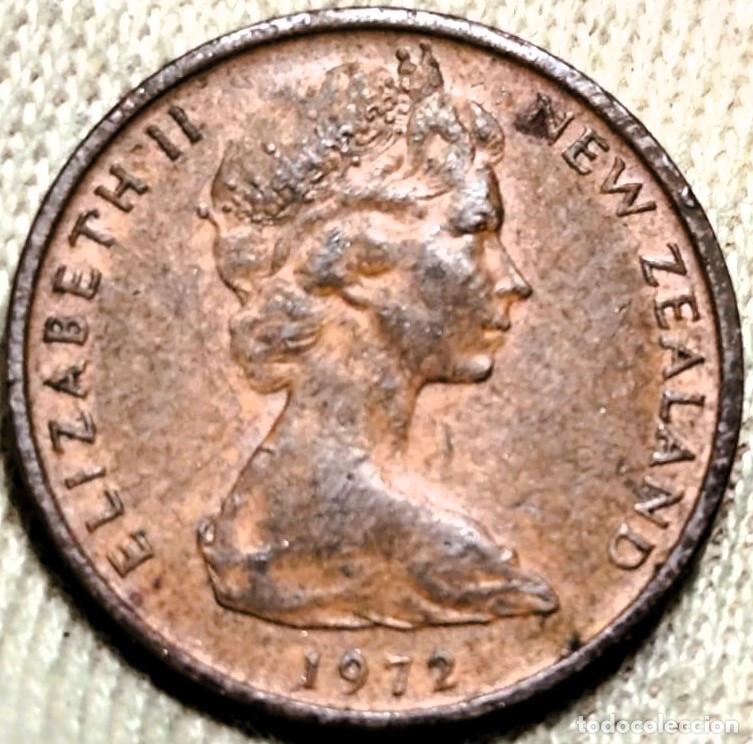 Alte M&uuml;nzen aus Ozeanien: Nueva Zelanda 1 Cents 1972 Sin Circular (SC-) Lote 2427
