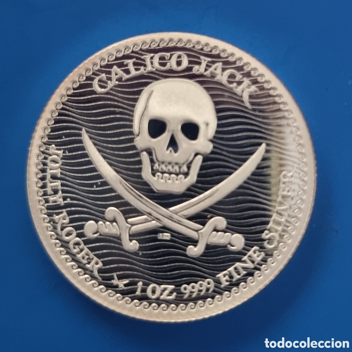 Monnaies anciennes d'Oc&eacute;anie: CALICO JACK del 2022 de 1 OZ. PLATA 999,9