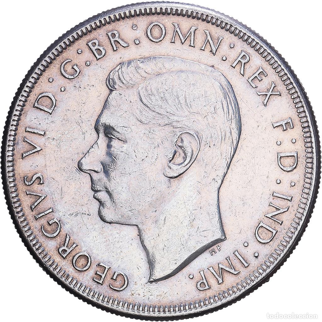 Monnaies anciennes d'Oc&eacute;anie: [#1547698] Australia, George VI, Crown, 1937, Melbourne, Plata, MBC+, KM:34