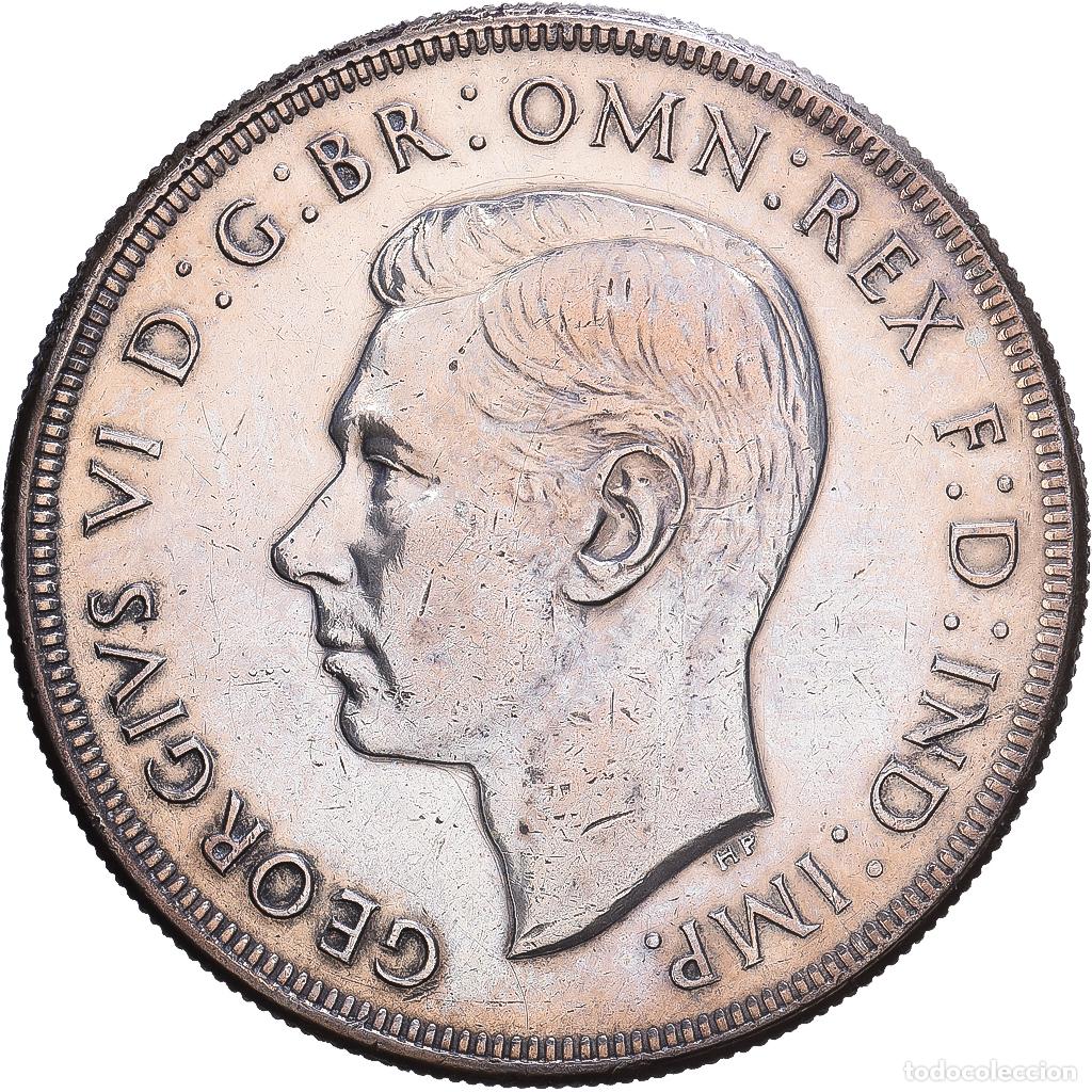 Monedas antiguas de Ocean&iacute;a: [#1547697] Australia, George VI, Crown, 1937, Melbourne, Plata, MBC, KM:34