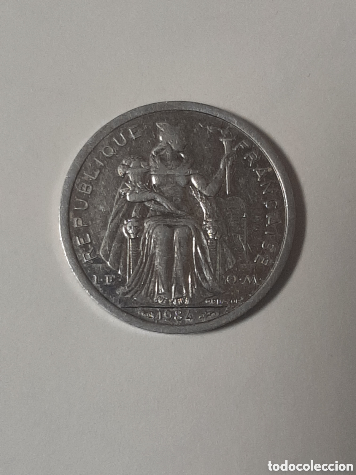 Old Coins of Oceania: POLINESIA FRANCESA 1 FRANCO 1984 S/C