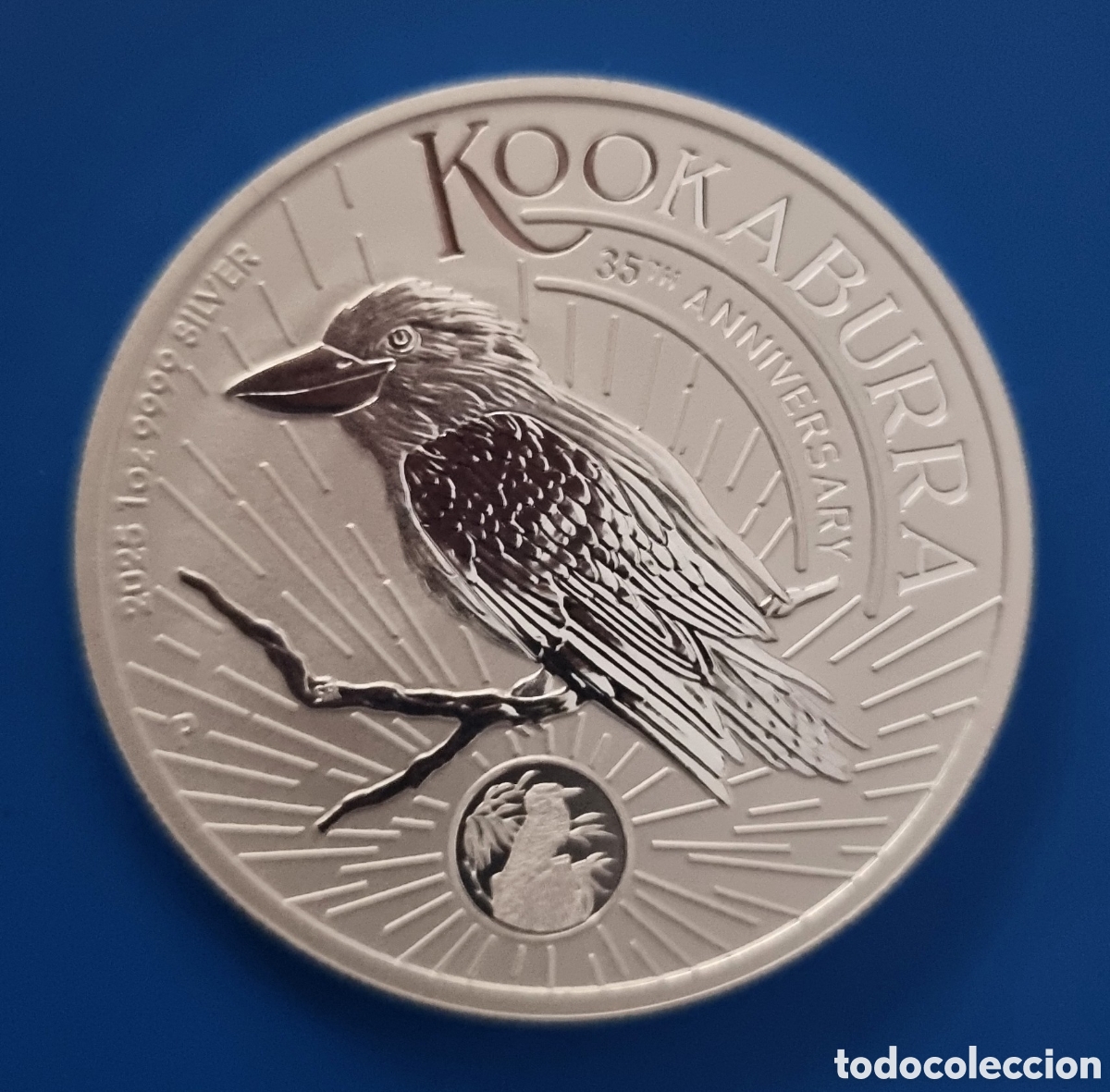 Monedas antiguas de Ocean&iacute;a: KOOKABURRA del 2025 de 1 OZ. de PLATA .9999