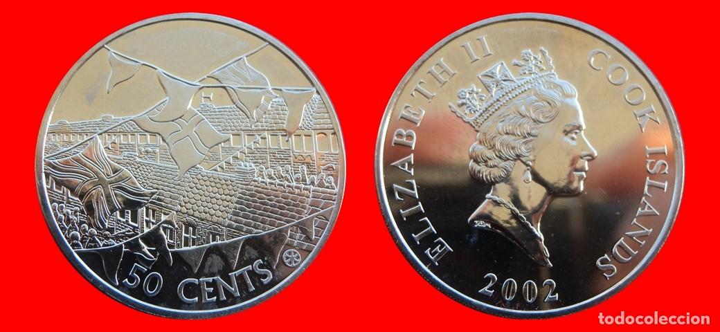 Monedas antiguas de Ocean&iacute;a: 50 CENTAVOS 2002 SIN CIRCULAR ISLAS COOK-10622SC