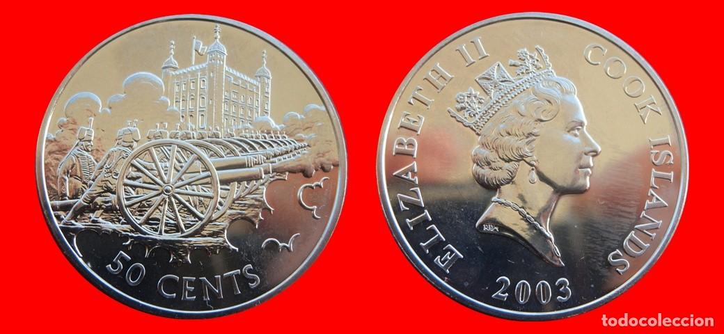 Monedas antiguas de Ocean&iacute;a: 50 CENTAVOS 2003 SIN CIRCULAR ISLAS COOK-10623SC
