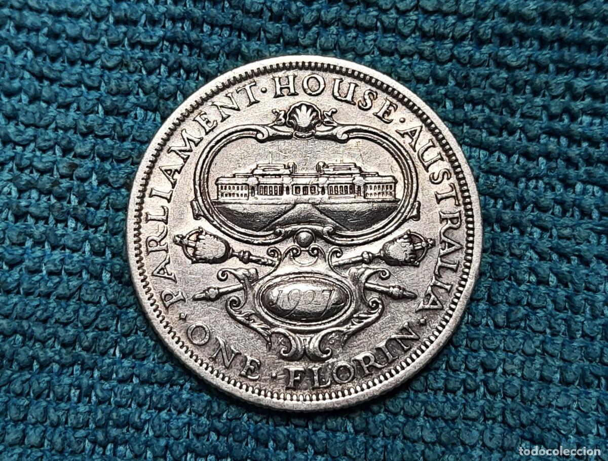 Monnaies anciennes d'Oc&eacute;anie: Australia, George V, 1 Florin 1927, RARA