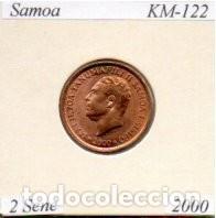 Monedas antiguas de Ocean&iacute;a: SAMOA 2000, 2 SENE, KM-122, SC; 1,45 &euro; 1
