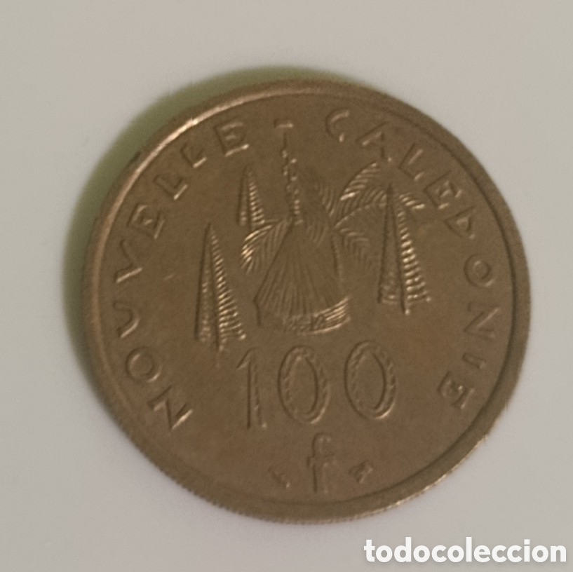 Monedas antiguas de Ocean&iacute;a: NUEVA CALEDONIA moneda 100 francos 2000