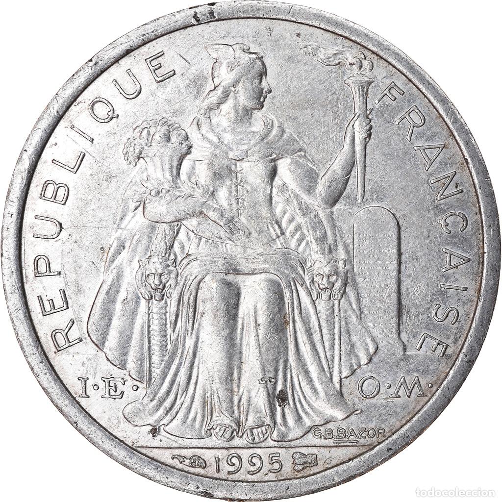 Monedas antiguas de Ocean&iacute;a: [#740666] Moneda, Polinesia francesa, Franc, 1995, Paris, MBC, Aluminio, KM:11