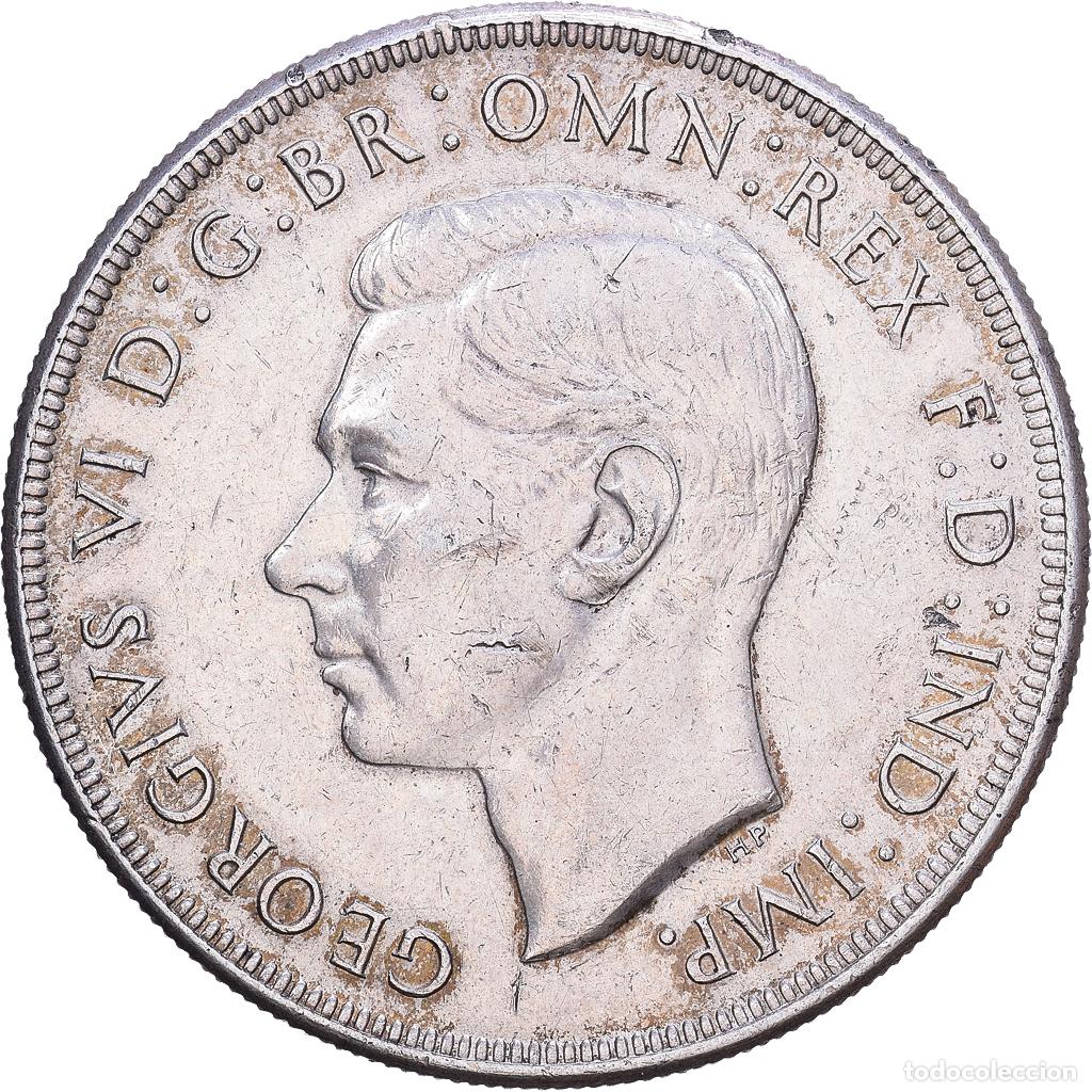Monedas antiguas de Ocean&iacute;a: [#1531319] Australia, George VI, Crown, 1937, Melbourne, Plata, MBC, KM:34