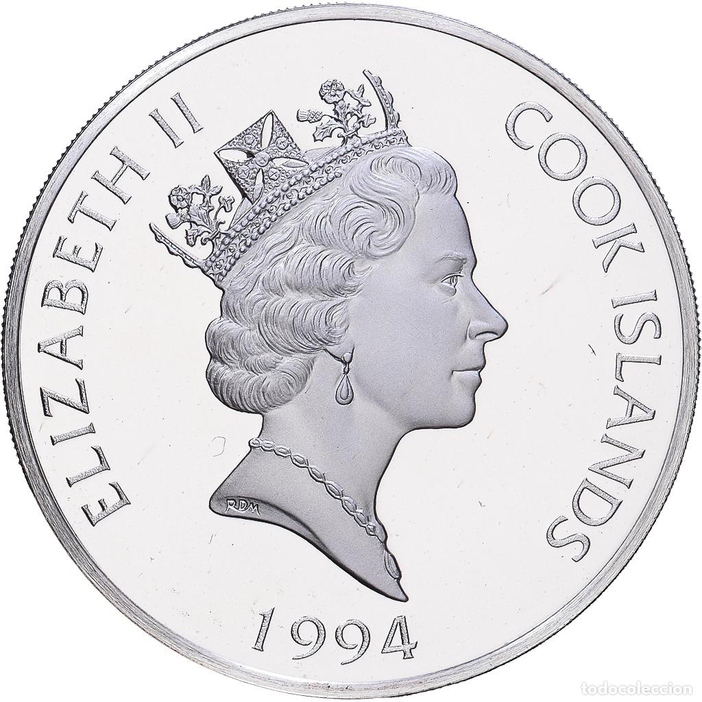 Monedas antiguas de Ocean&iacute;a: [#1531202] Islas Cook, Elizabeth II, 10 Dollars, 1994, Franklin Mint, BE, Plata, SC+
