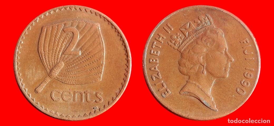 Monedas antiguas de Ocean&iacute;a: 2 CENTAVOS 1990 ISLAS FIJI FIYI-157139