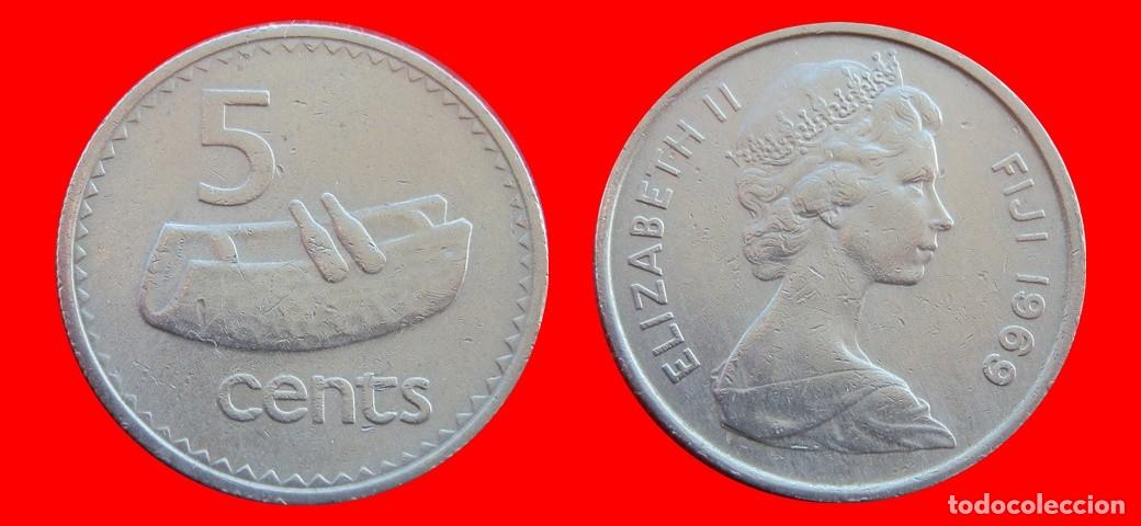 Monedas antiguas de Ocean&iacute;a: 5 CENTAVOS 1969 ISLAS FIJI FIYI-157141