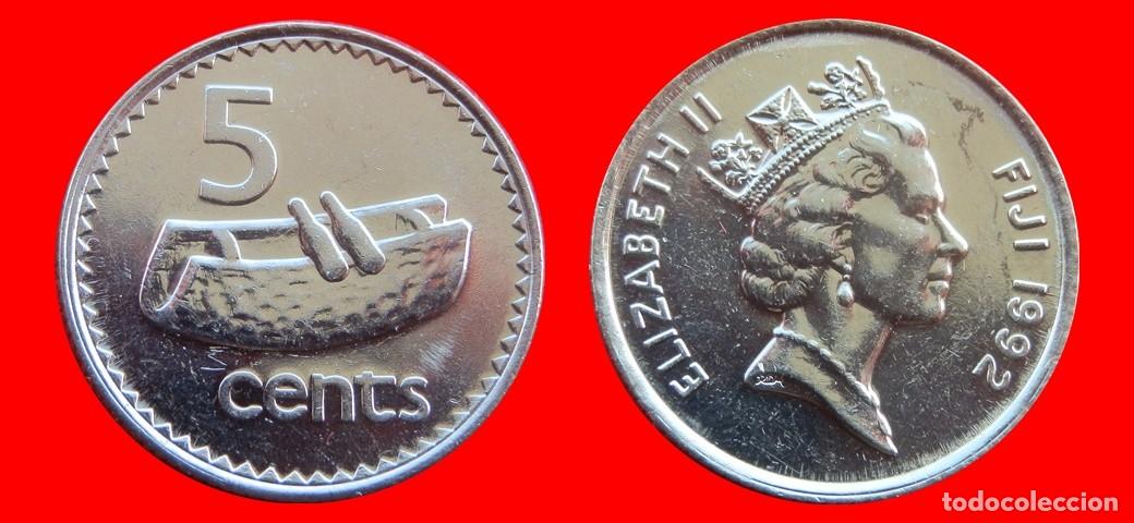 Monedas antiguas de Ocean&iacute;a: 5 CENTAVOS 1992 ISLAS FIJI FIYI-157143