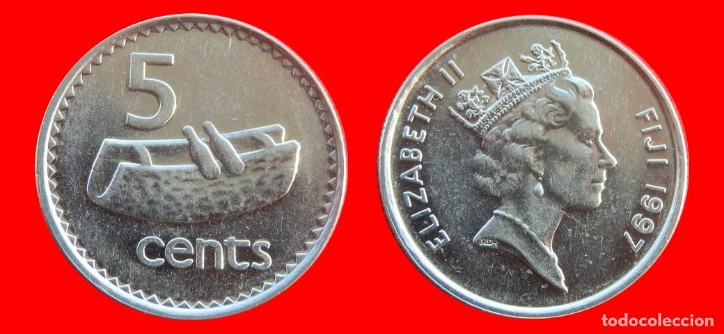 Monedas antiguas de Ocean&iacute;a: 5 CENTAVOS 1997 ISLAS FIJI FIYI-157144