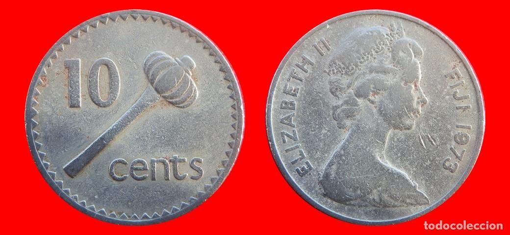 Monedas antiguas de Ocean&iacute;a: 10 CENTAVOS 1973 ISLAS FIJI FIYI-157146