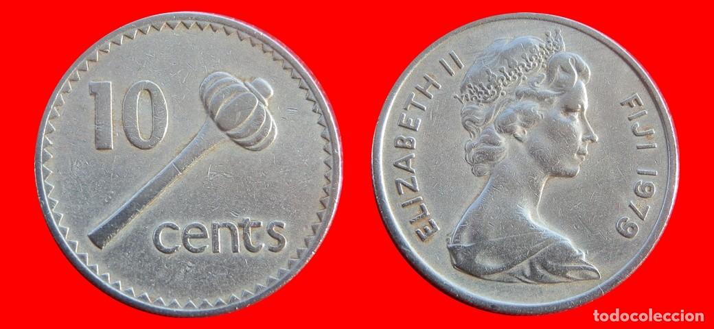 Monedas antiguas de Ocean&iacute;a: 10 CENTAVOS 1979 ISLAS FIJI FIYI-157147