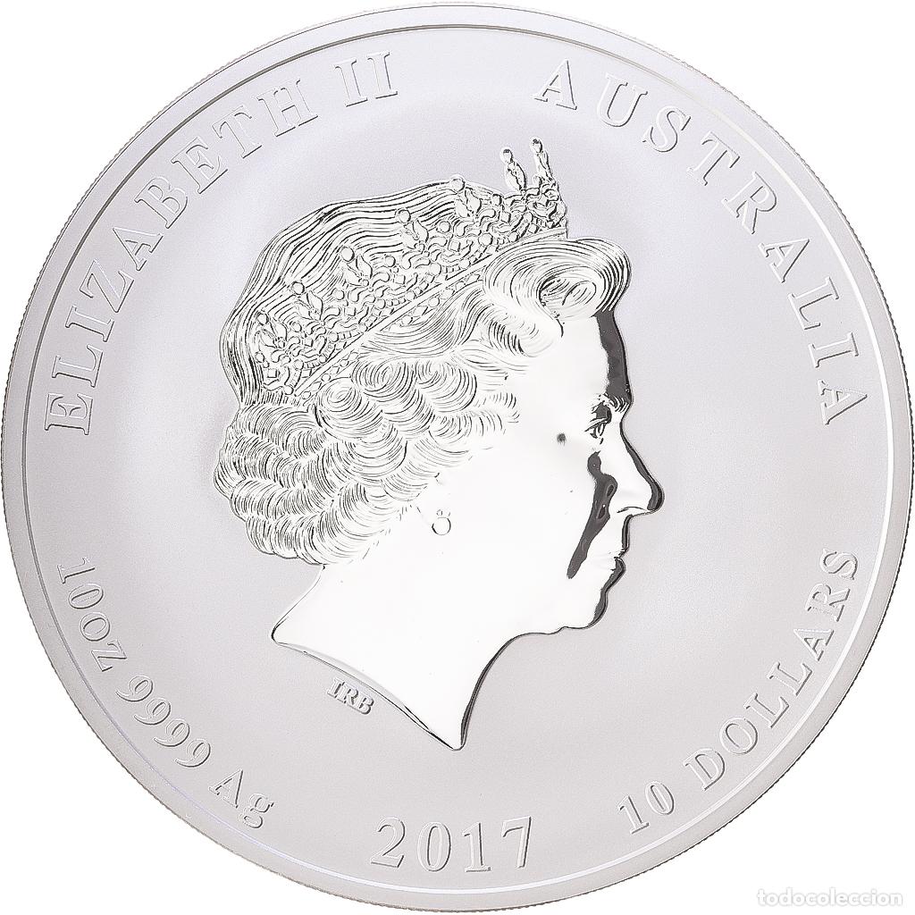 Monedas antiguas de Ocean&iacute;a: [#1216898] Australia, Elizabeth II, 10 Dollars, Year of the Rooster, 2017, Perth, 10 Oz