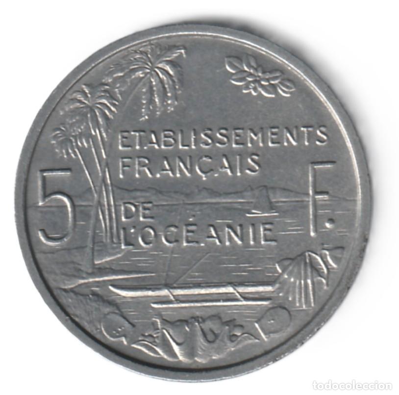 Monedas antiguas de Ocean&iacute;a: French Ocean&iacute;a Ocean&iacute;a francesa 5 francos 1952 KM# 4