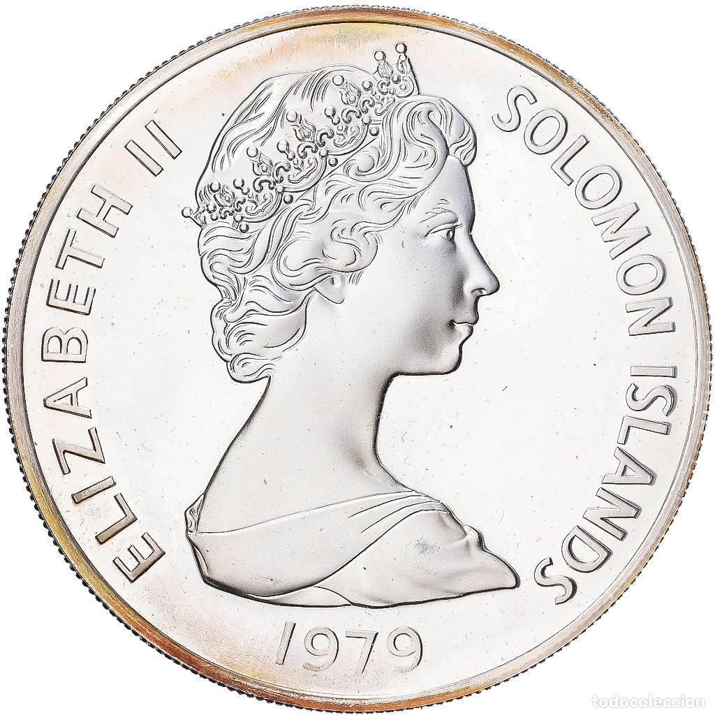 Monedas antiguas de Ocean&iacute;a: [#1168153] Islas Salom&oacute;n, 10 Dollars, 1979, Plata, SC, KM:10a