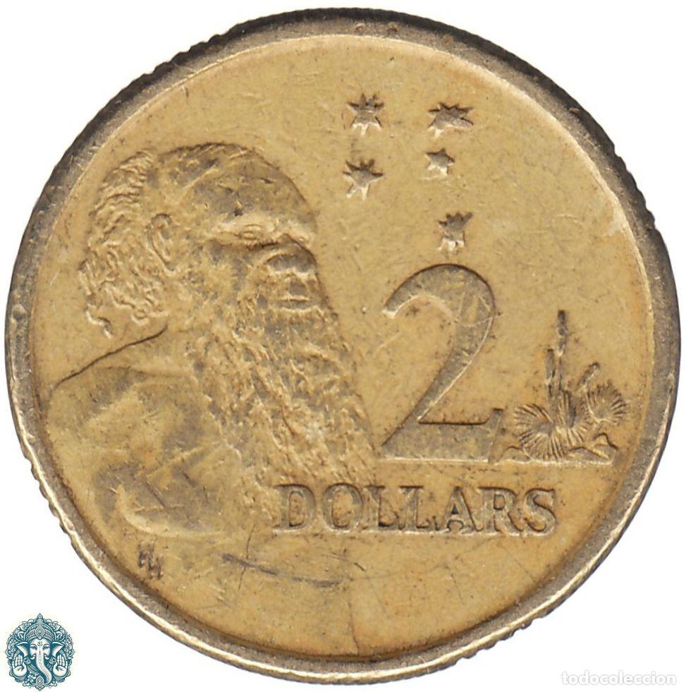 Monedas antiguas de Ocean&iacute;a: AUSTRALIA 2 D&oacute;lares 1988 Isabel II KM#101