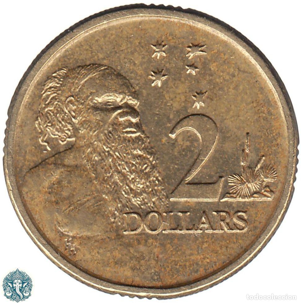 Monedas antiguas de Ocean&iacute;a: AUSTRALIA 2 D&oacute;lares 1988 Isabel II KM#101
