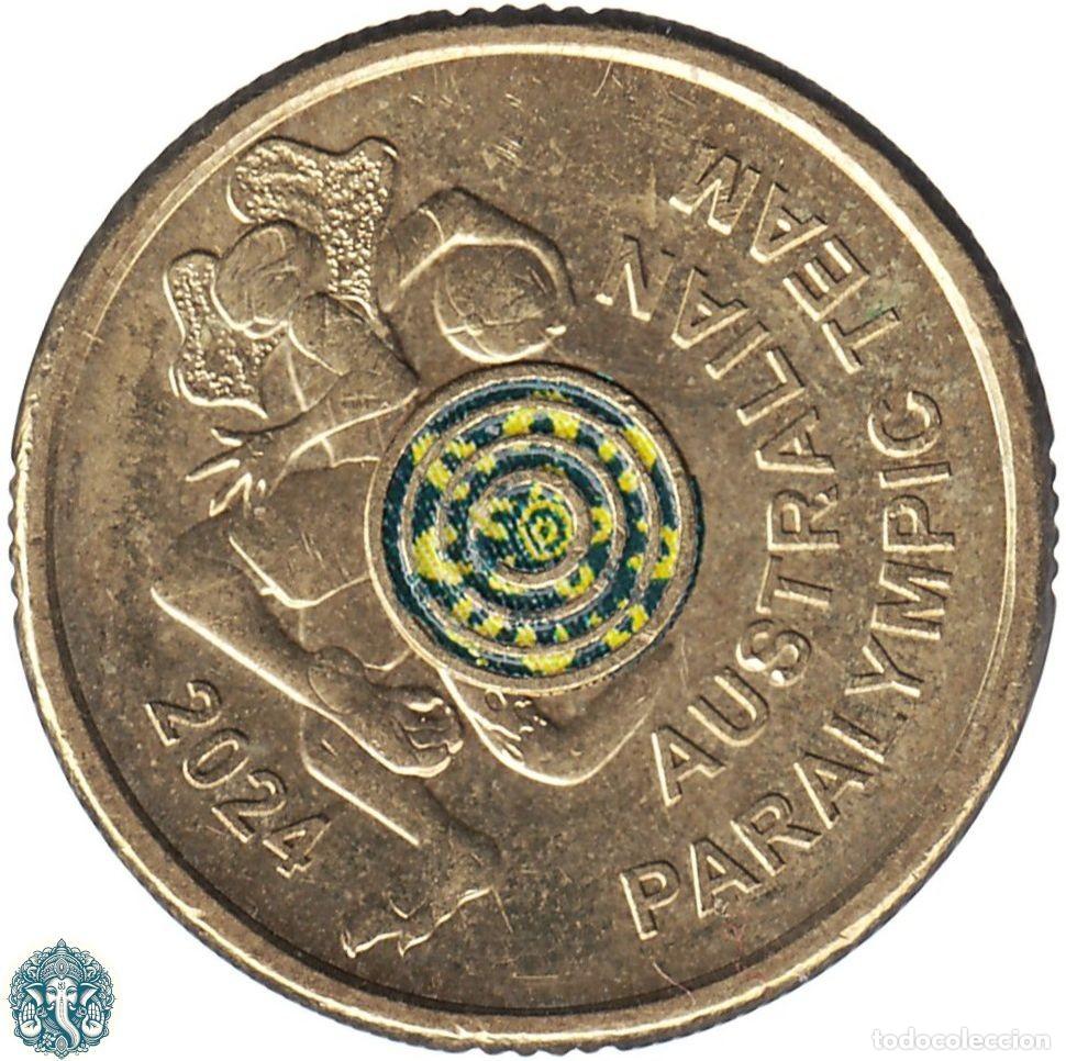 Monedas antiguas de Ocean&iacute;a: AUSTRALIA 2 D&oacute;lares 2024 Carlos III Paris Olympic Games &ndash; Paralympics KM#4789