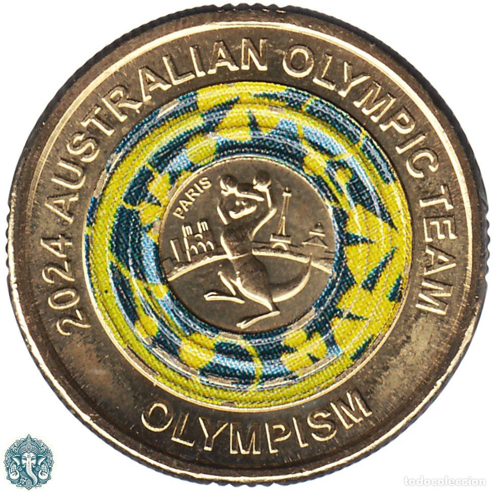 Monedas antiguas de Ocean&iacute;a: AUSTRALIA 2 D&oacute;lares 2024 Carlos III Paris Olympic Games &ndash; Olympism KM#4788