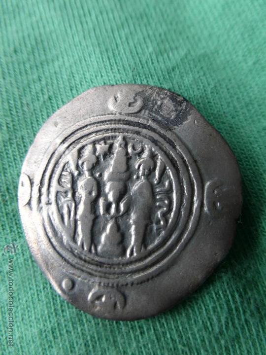 Monedas antiguas: MONEDA SAS&Aacute;NIDA, DRACMA DE PLATA - PERSIA 200 DC. - Foto 4
