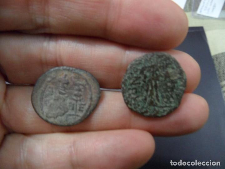Monedas antiguas: DOS BRONCES A CLASIFICAR 19 Y 21 MM. - Foto 2