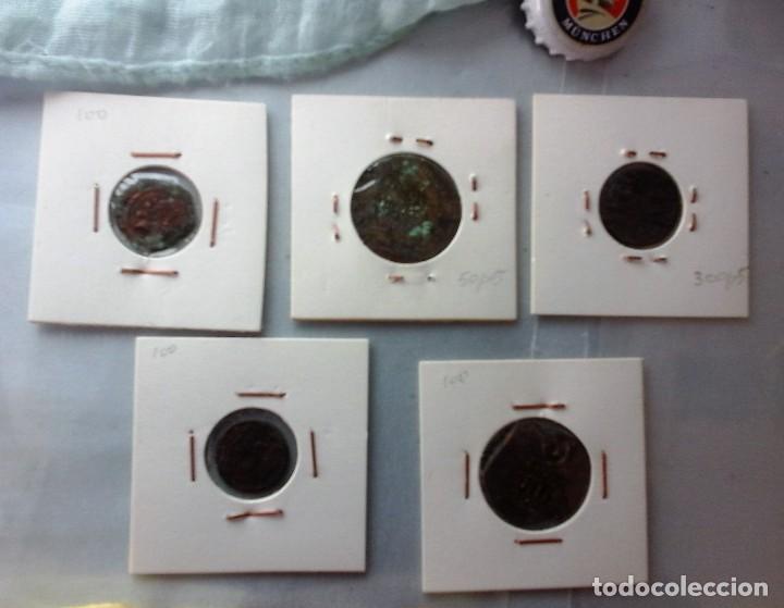 Monedas antiguas: MONEDAS CENTENARIAS SIN CLASIFICAR. 5 PIEZAS. - Foto 1