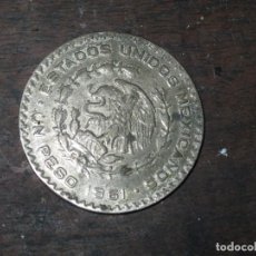 Monedas antiguas: ANTIGUA MONEDA UN PESO ESTADOS UNIDOS MEXICO MEJICO