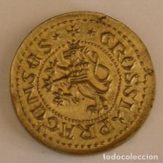 Monedas antiguas: MONEDA REX BOEMIA DEI GRATIA GROSSI PRAGENSES-REPRODUCCION. Lote 193083650