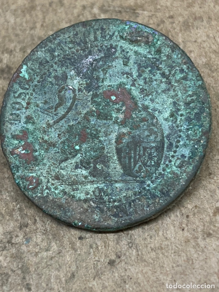 Monedas antiguas: Moneda antigua de bronce - Foto 2