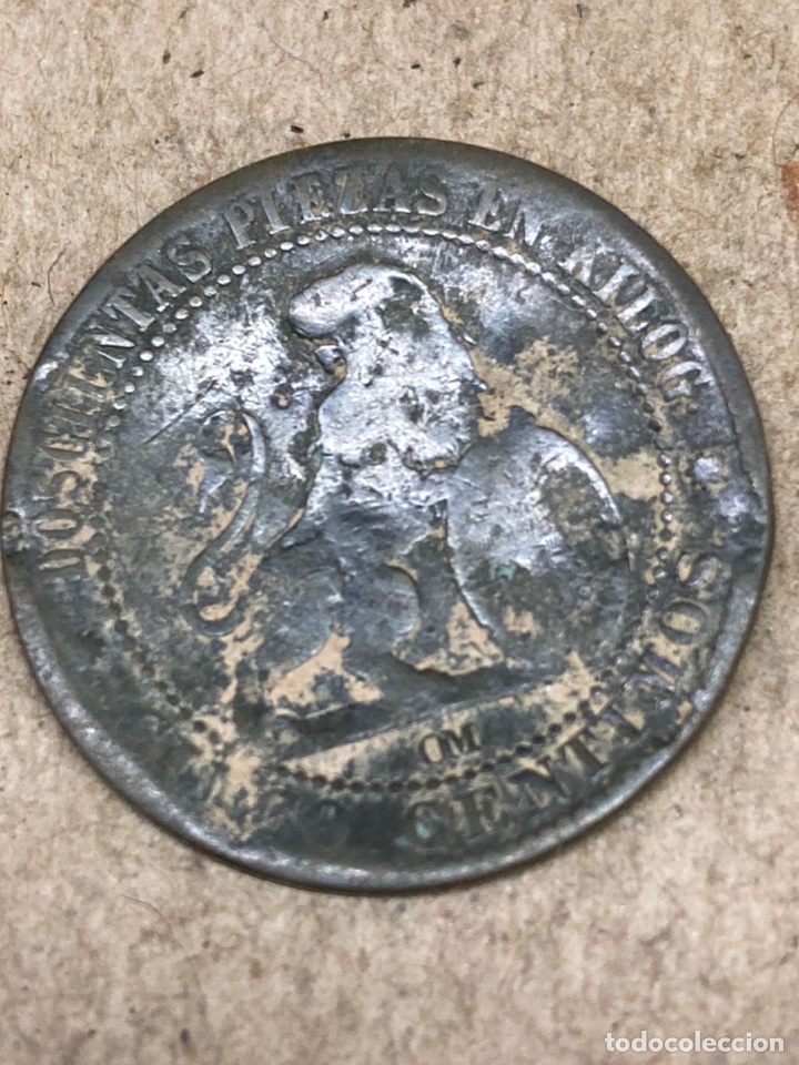 Monedas antiguas: Moneda cinco c&eacute;ntimos - Foto 1