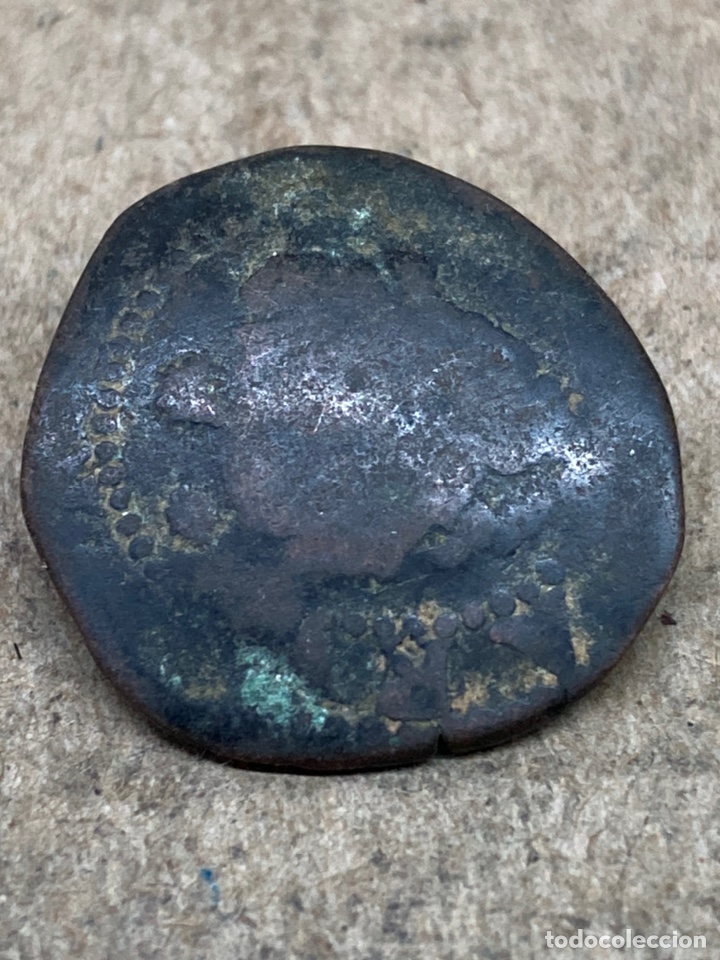 Monedas antiguas: Moneda de bronce antiguo - Foto 2
