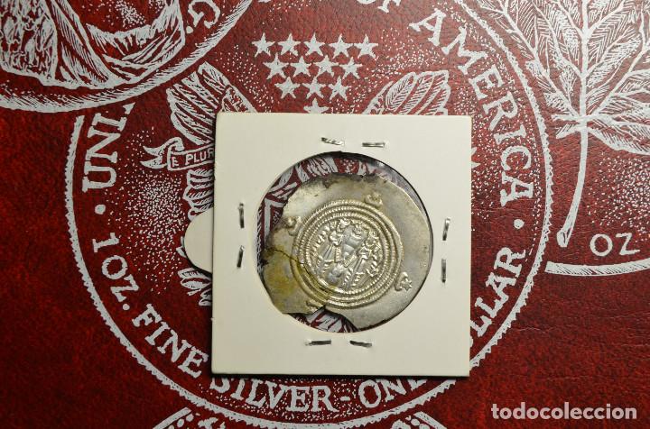 Monedas antiguas: IMPERIO SASANIDA - 1 DRACMA - COSROES II - Foto 2
