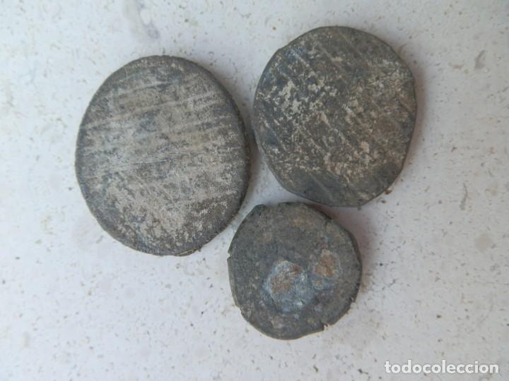 Monedas antiguas: LOTE DE 3 PIEZAS MONETIFORMES DE PLOMO. - Foto 5