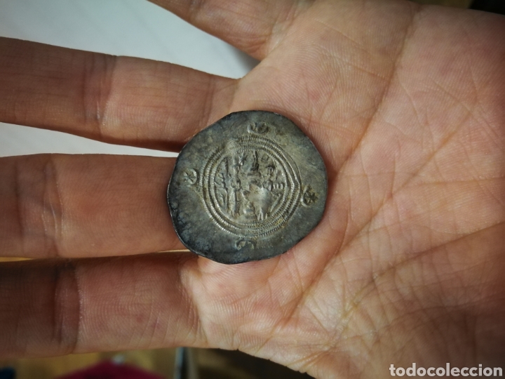 Monedas antiguas: Dracma Sasanida de plata Khusro II DL año 4 (596d.c) - Foto 3 - 270137023