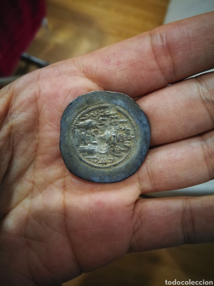 Monedas antiguas: Autentico Dracma sasanida plata Khusro I, LAM año 41 - Foto 3 - 270181893