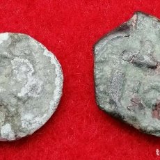 Monedas antiguas: CELTAS. 2 MONEDAS POTIN. AÑO 70 A.C. 14MM.. Lote 297988443