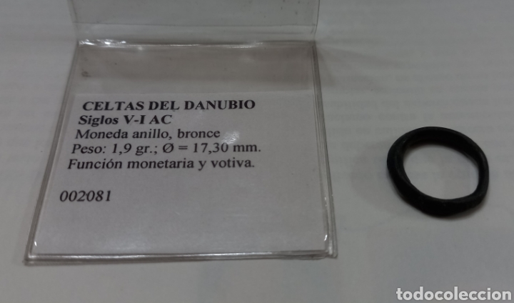 Monedas antiguas: Antigua pre moneda anillo Celtas del Danubio - Foto 5