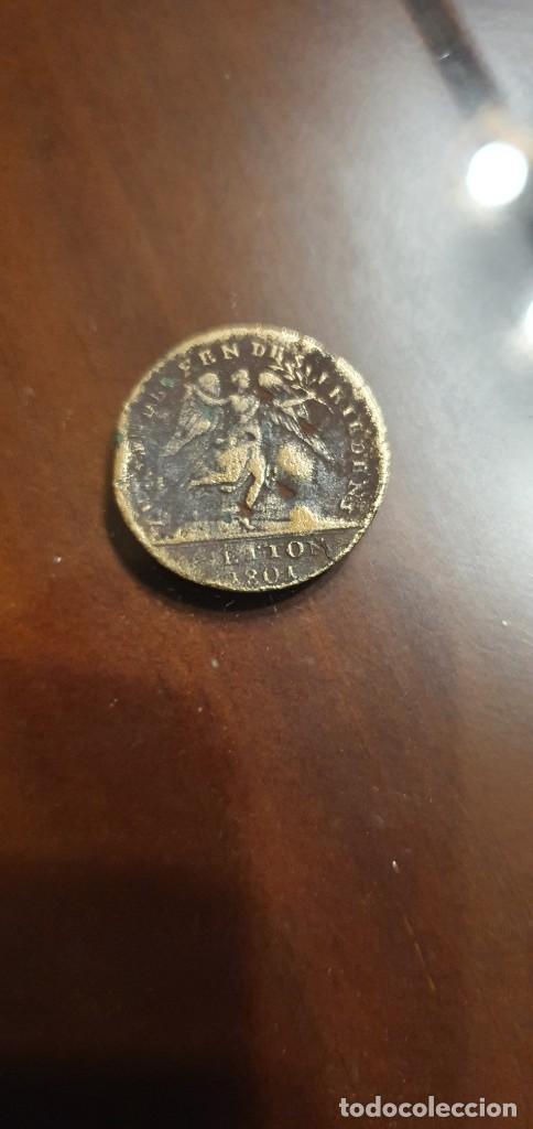 Monedas antiguas: Moneda Napole&oacute;n Bonaparte 1801 - Foto 1