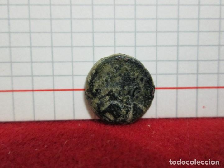 Monedas antiguas: moneda ibera cuarto de malaca SIGLO II AC - Foto 2
