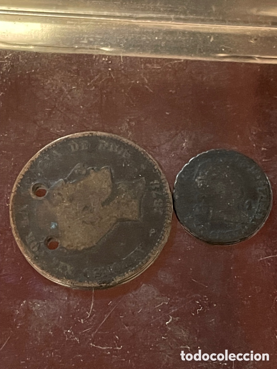 Monedas antiguas: 2 Monedas antiguas - Foto 1