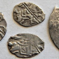 Monedas antiguas: RUSIA - RUSIA - PEDRO I ”EL GRANDE” 1689-1725 - DENGA DE PLATA - LOTE DE 4 MONEDAS. Lote 387641584