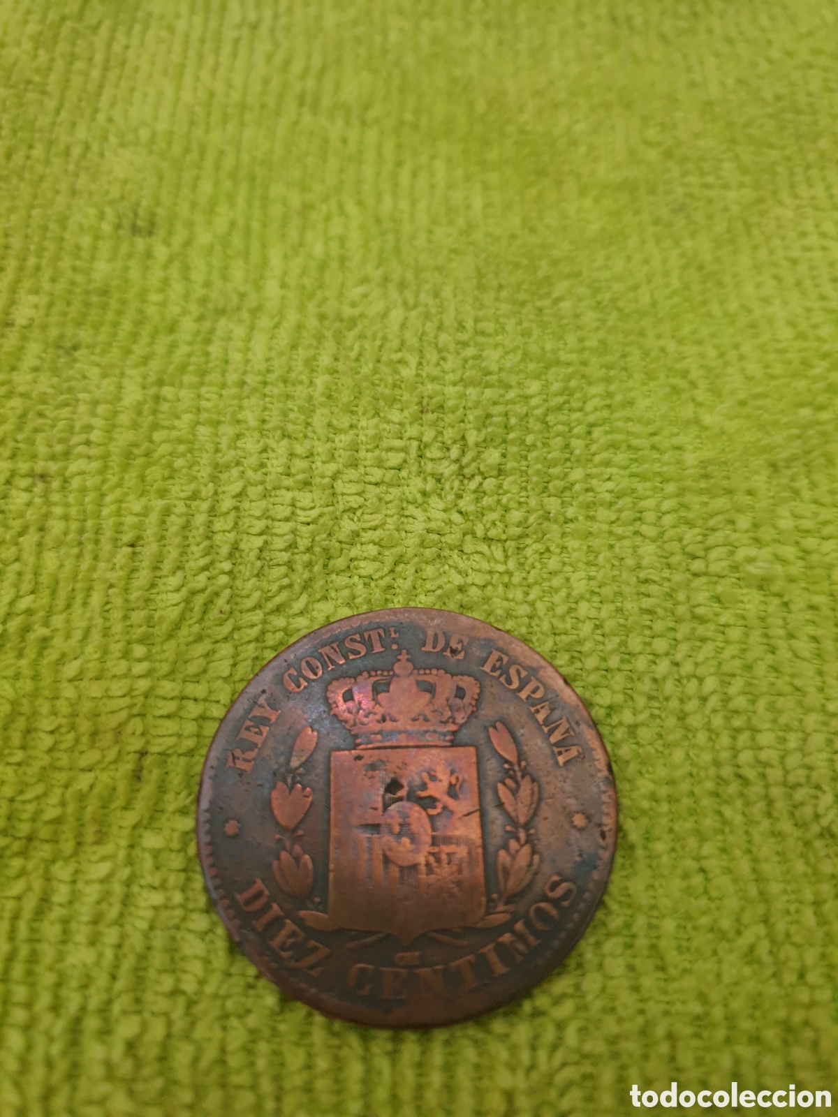 Monedas antiguas: ALFONSO XII DIEZ CENTIMOS 1879 - Foto 1