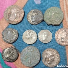 Monedas antiguas: BARATO LOTE DE DIEZ MONEDAS DE BACTRIA E INDOBACTRIA. CONSERVACIÓN FLOJA