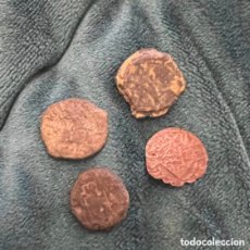 Monedas antiguas: LOTE DE 4 MONEDAS ANTIGUAS RARAS PARA ESTUDIAR Y LOCALIZAR
