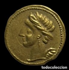 Monedas antiguas: MONEDA DE ORO GRIEGA CUARTO DE ESTATERA, 1/4 ESTATERA