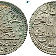 Monedas antiguas: IMPERIO OTOMANO. QUSTANTINIYA (CONSTANTINOPLA). 582-613 DC. REINO DE MAHMUD I. MONEDA 20 PARAS